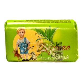 Мыло детское зеленый чай 90г